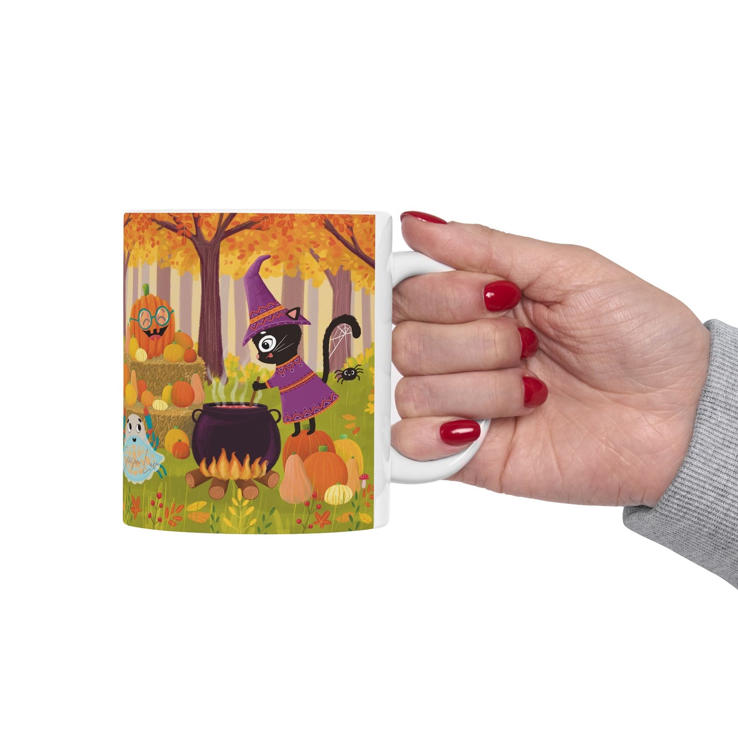 Halloween Buddies Ceramic Mug, (11oz)