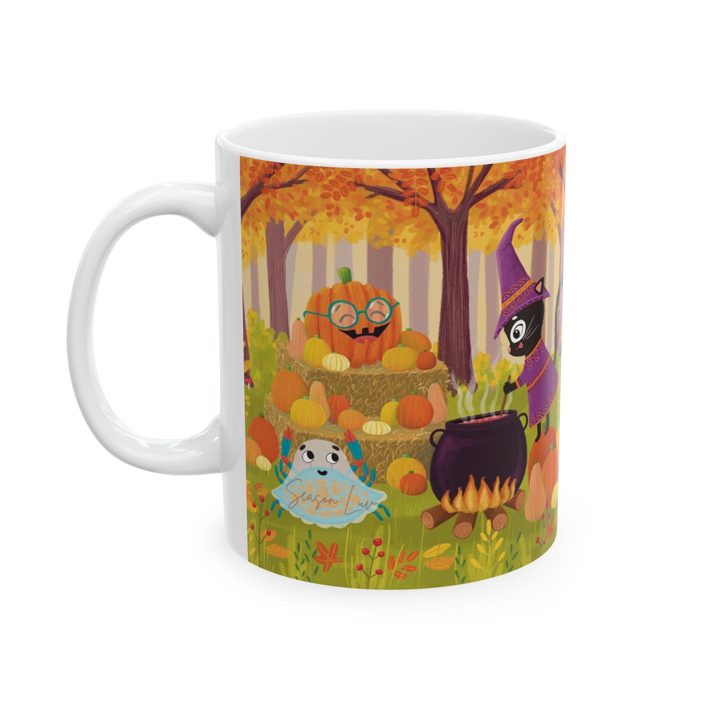 Halloween Buddies Ceramic Mug, (11oz)