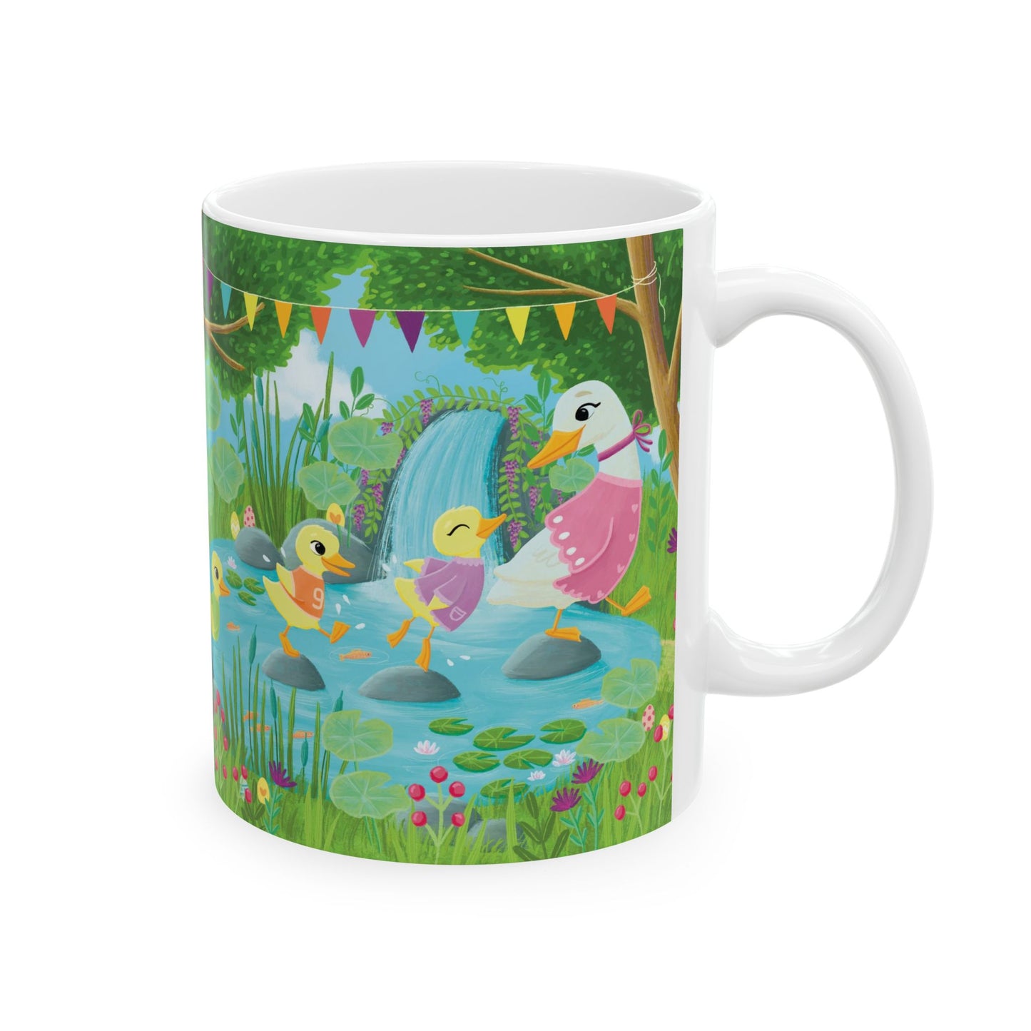 Spring by the pond Ceramic Mug 11oz