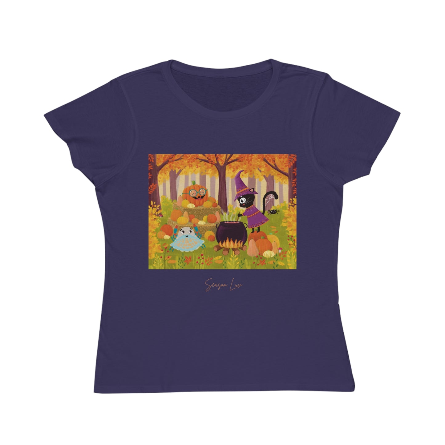 Halloween Organic Cotton Double-sided Classic T-Shirt
