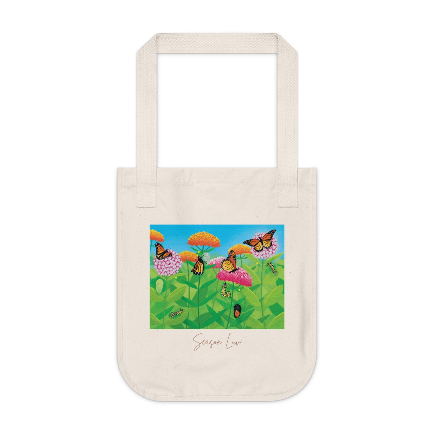 Wonderful Monarchs Organic Canvas Tote Bag