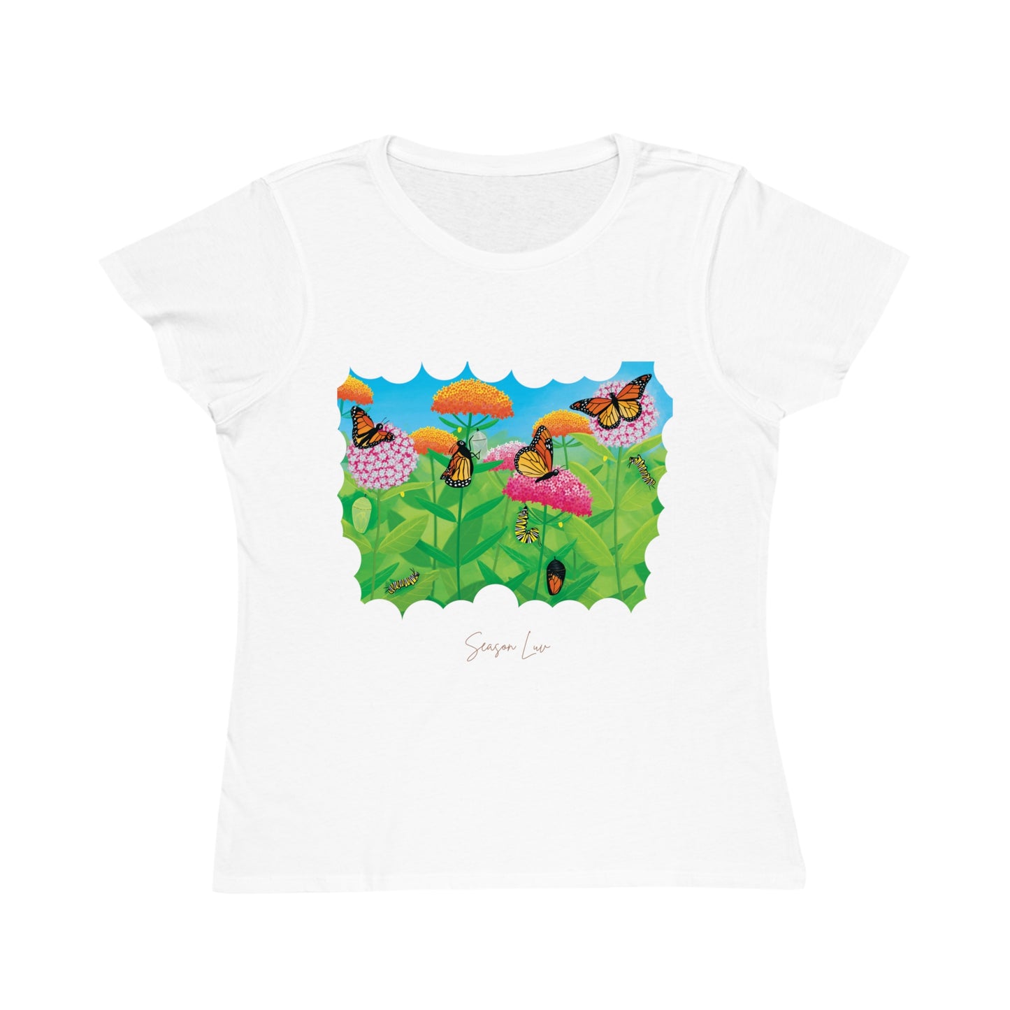 Wonderful Monarchs Women Organic Cotton Single-sided Classic T-Shirt