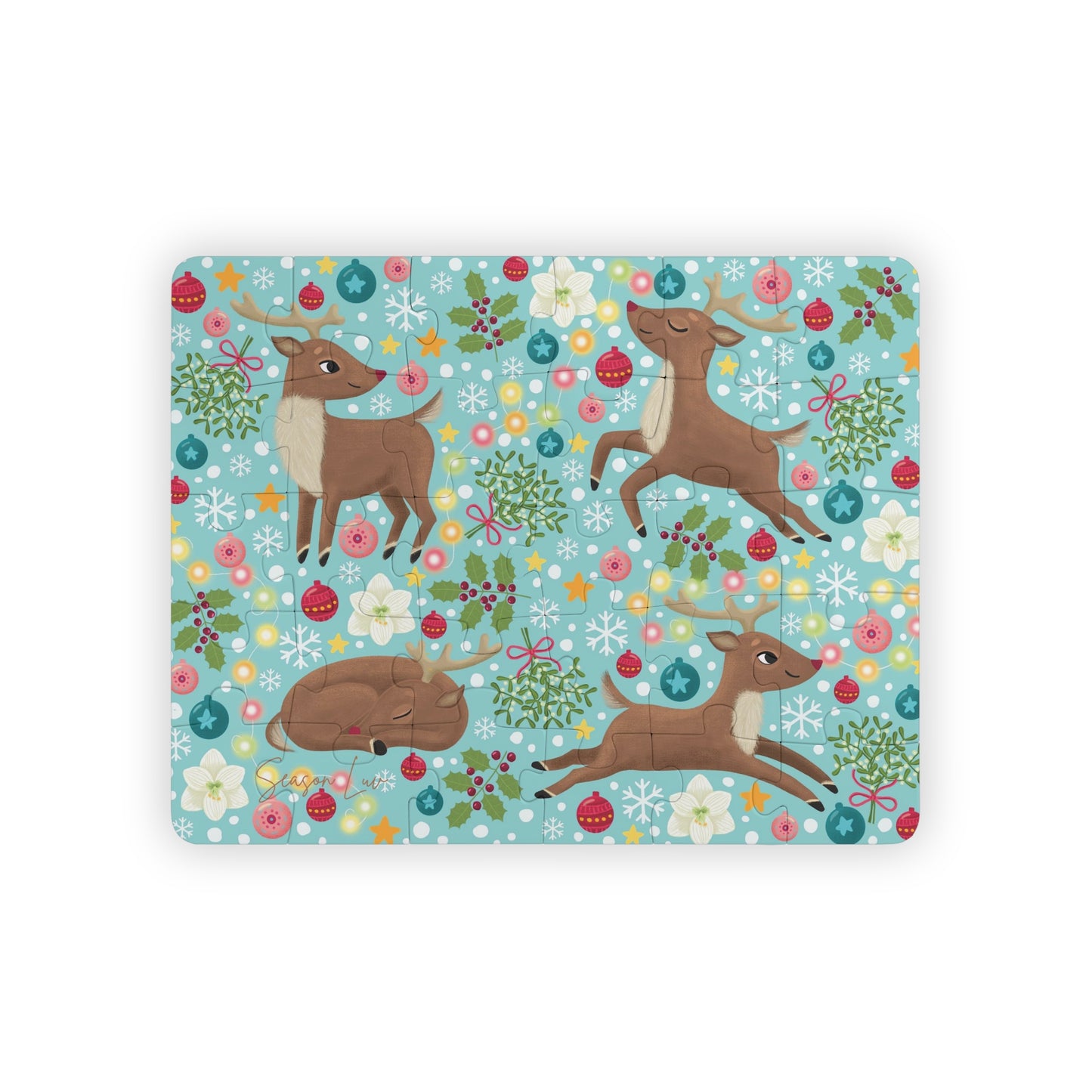 Holiday Reindeers Kids' Puzzle, 30-Piece
