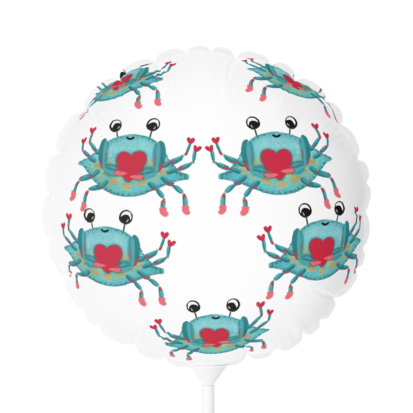 Team Love Mylar Balloon