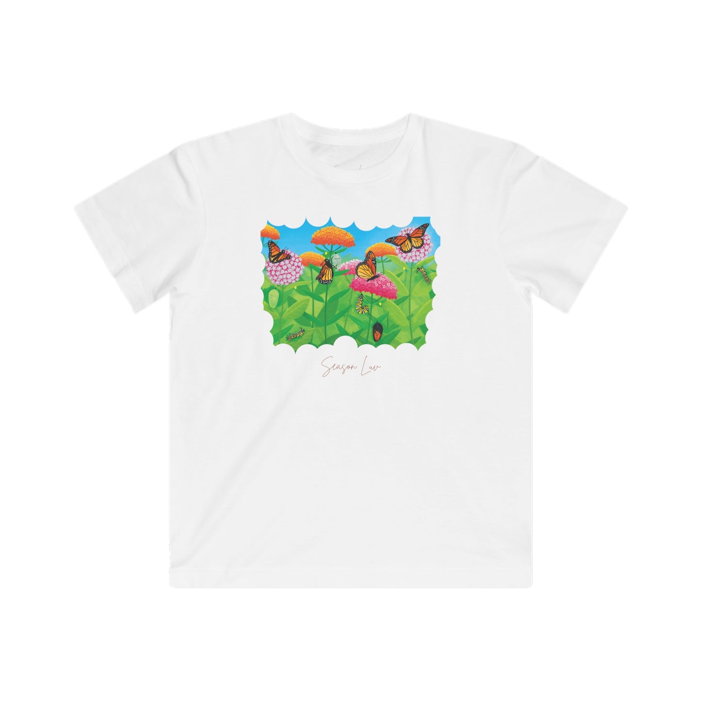Wonderful Monarchs Double-sided Kids Fine Jersey Tee