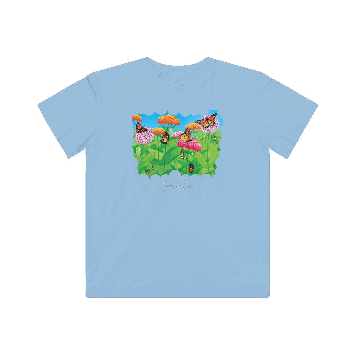 Wonderful Monarchs Double-sided Kids Fine Jersey Tee