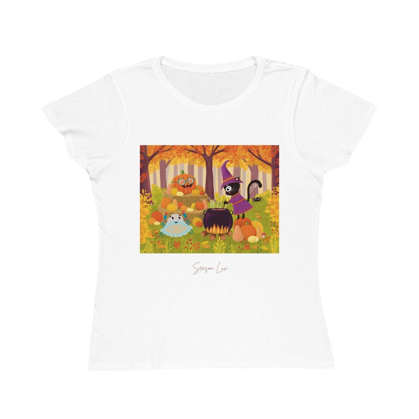 Halloween Organic Cotton Double-sided Classic T-Shirt
