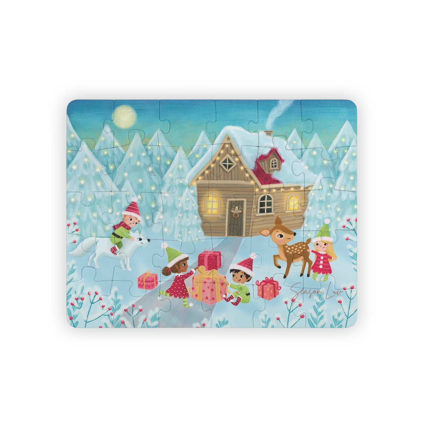 Winter Wonderland Kids' Puzzle, 30-Piece
