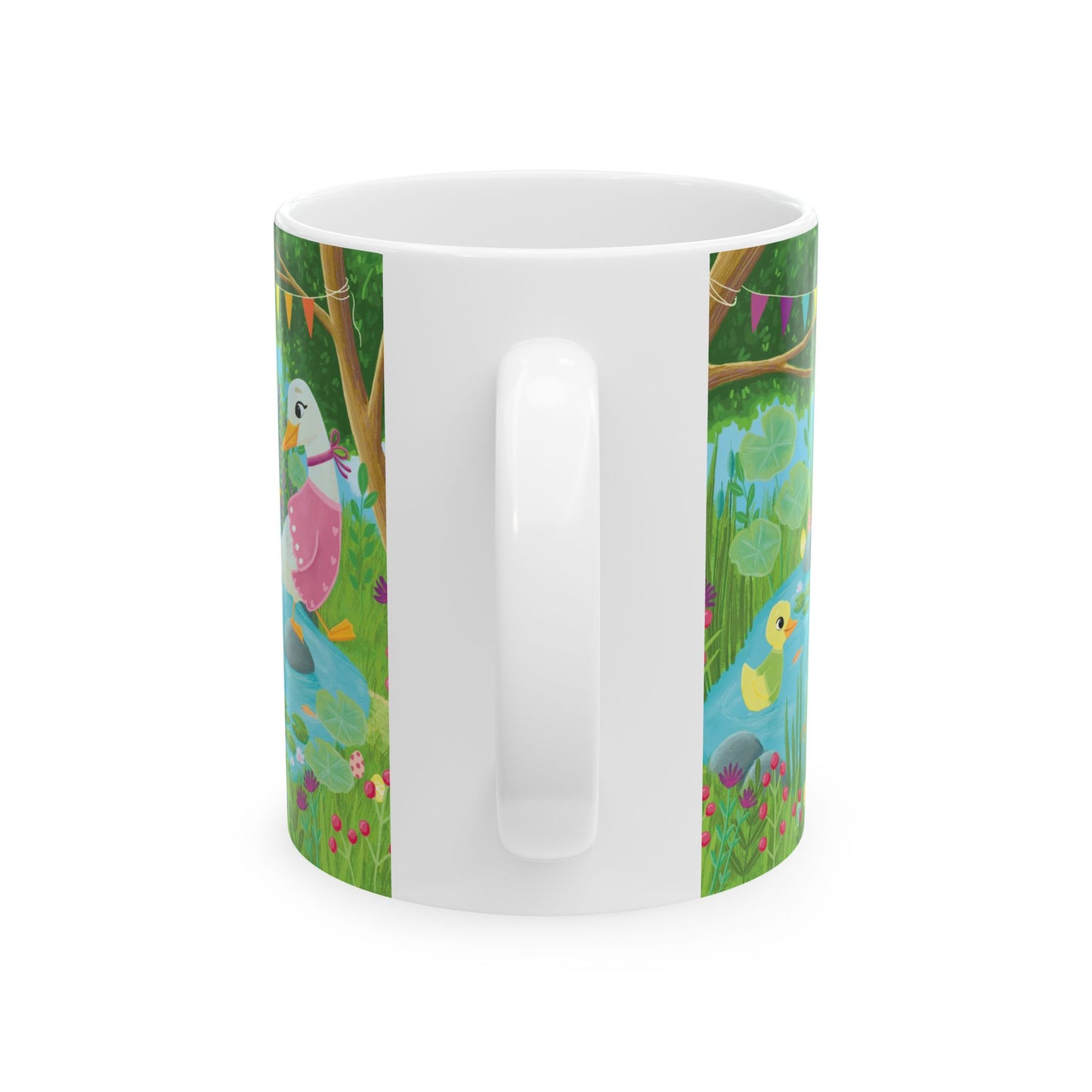 Spring by the pond Ceramic Mug 11oz