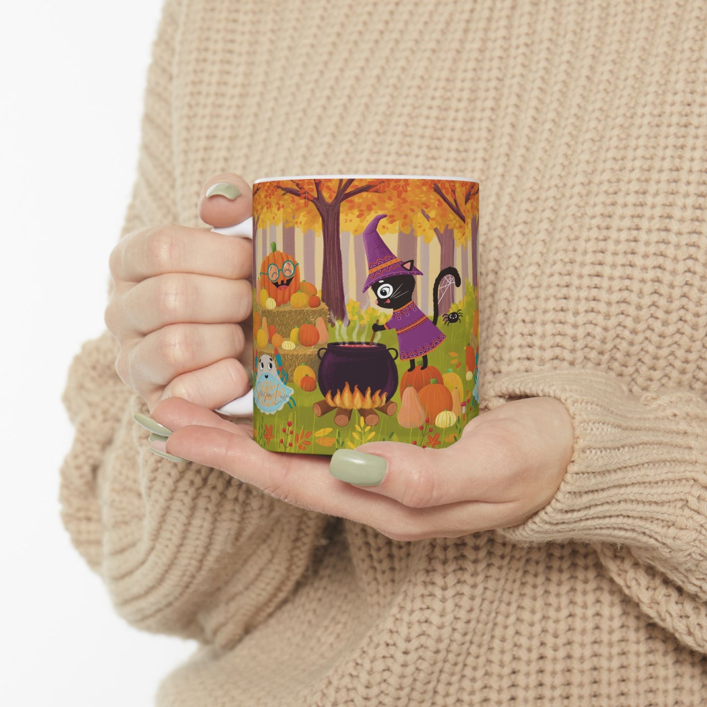 Halloween Buddies Ceramic Mug, (11oz)