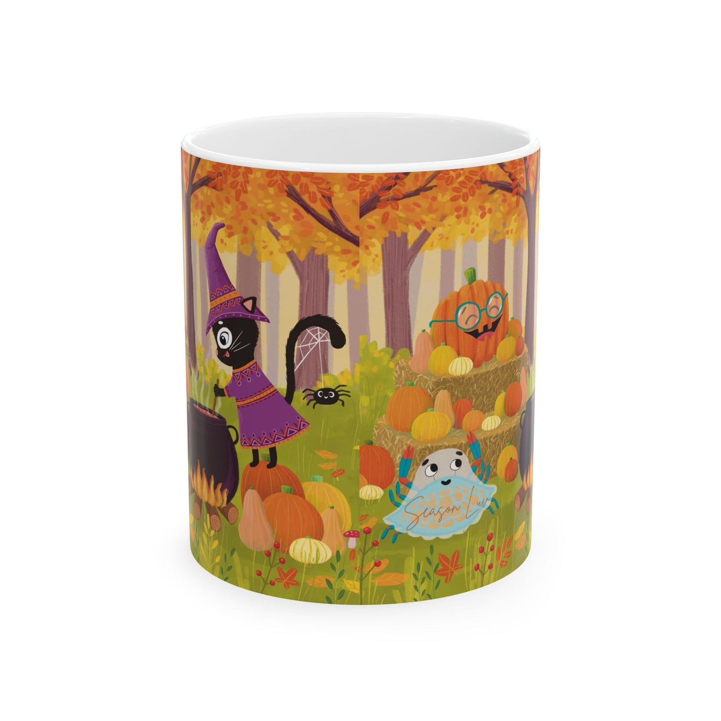 Halloween Buddies Ceramic Mug, (11oz)