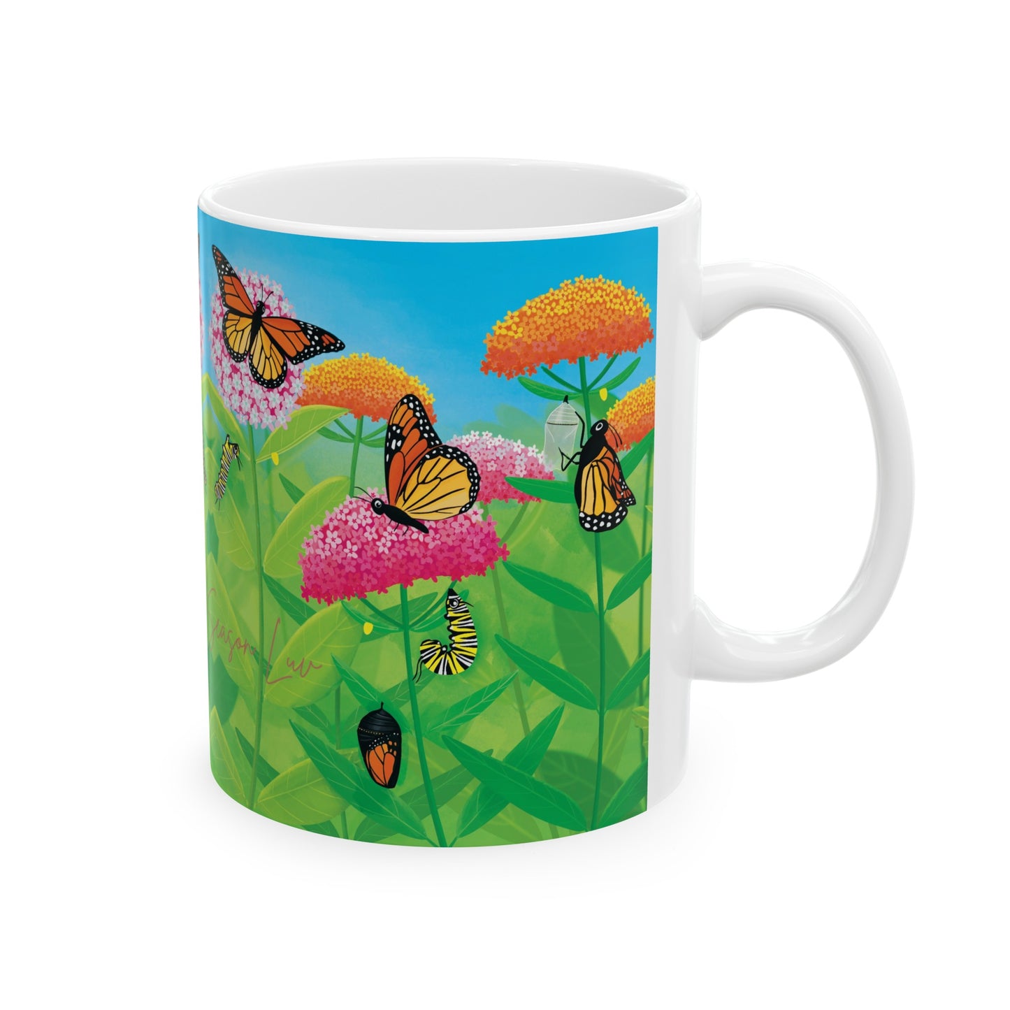 Wonderful Monarchs Ceramic Mug 11oz