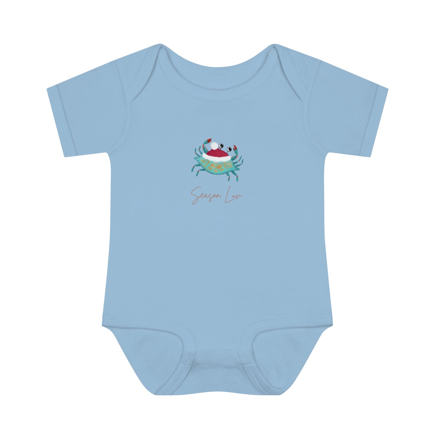 Holiday Blue Crab Bodysuit