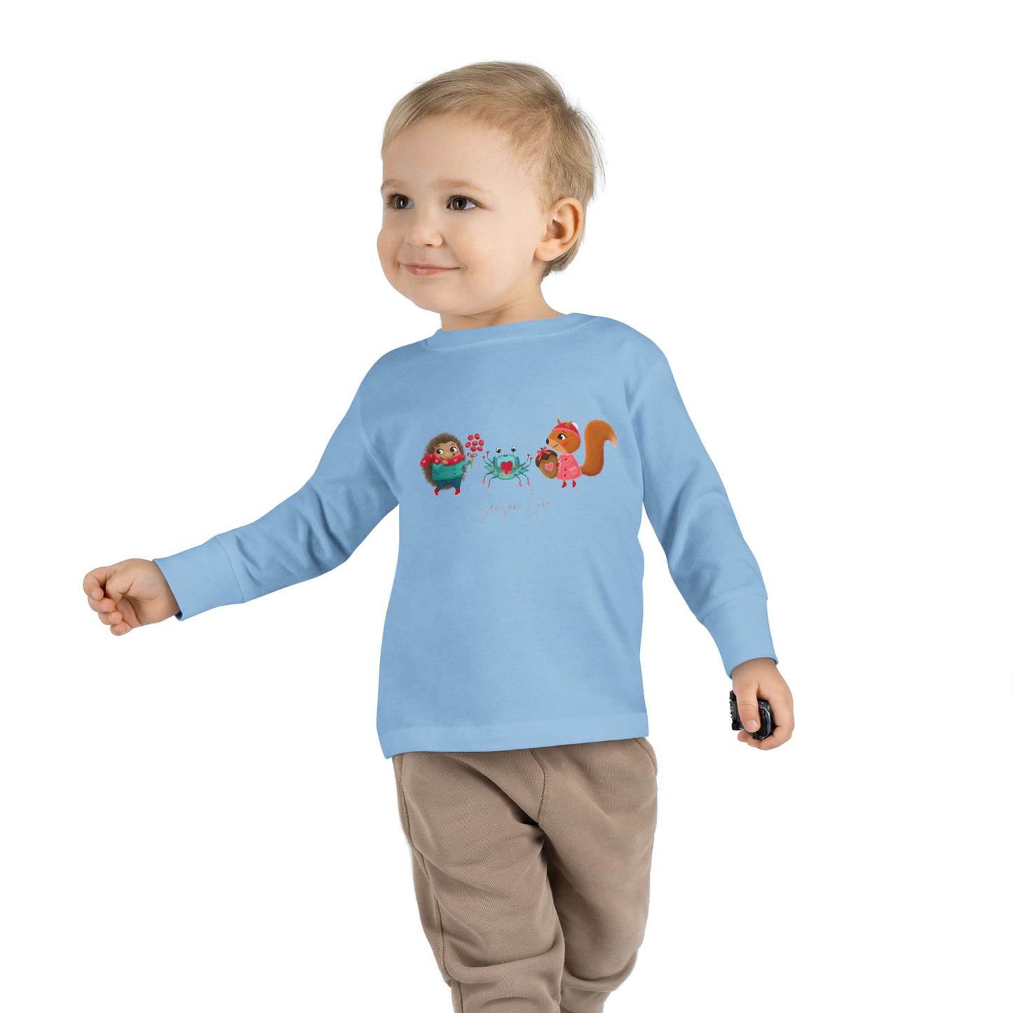 Team Love Toddler Long Sleeve Tee