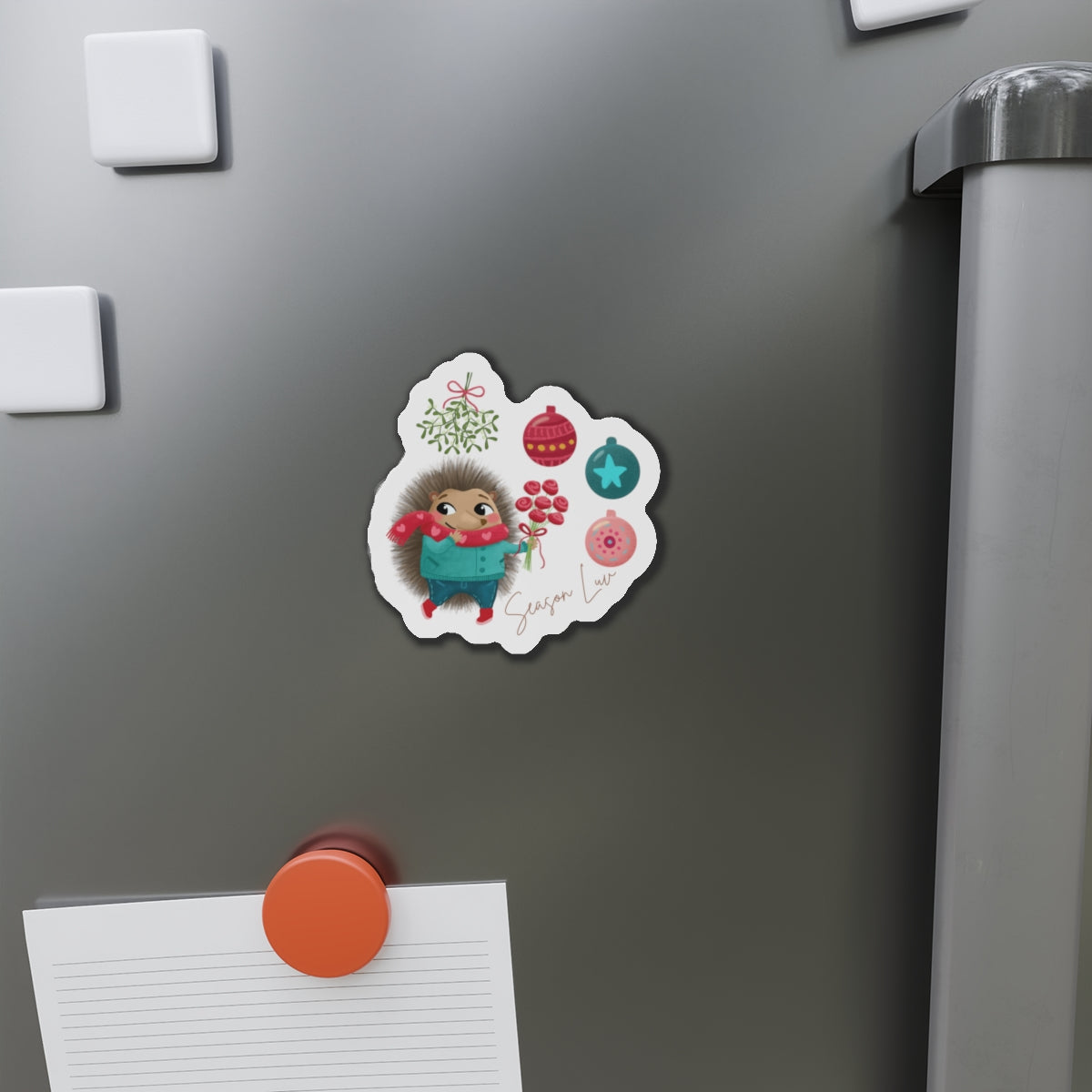 Holiday Hedgehog magnet