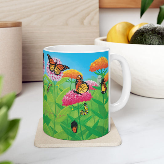 Wonderful Monarchs Ceramic Mug 11oz