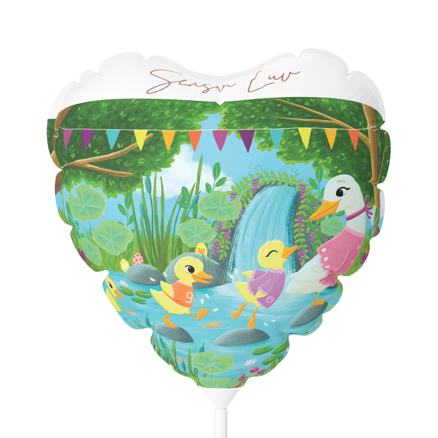 Spring by the pond Balloon