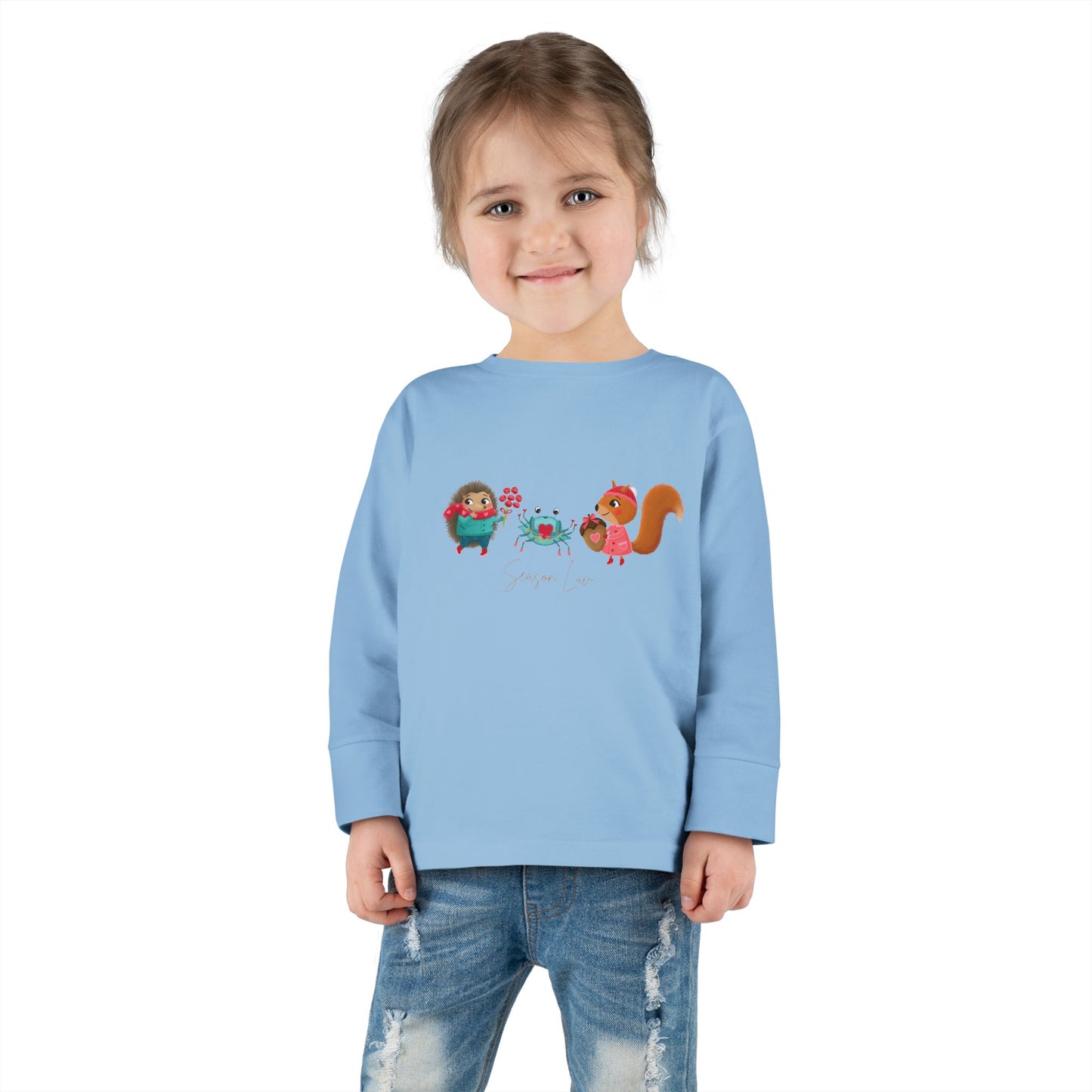 Team Love Toddler Long Sleeve Tee