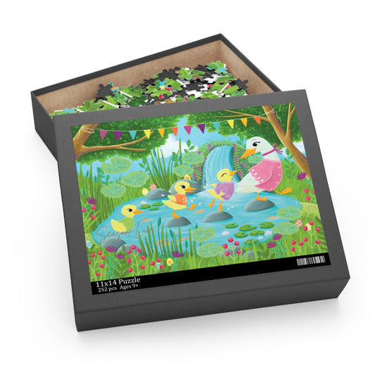 Spring by the pond Puzzle (252-Piece)
