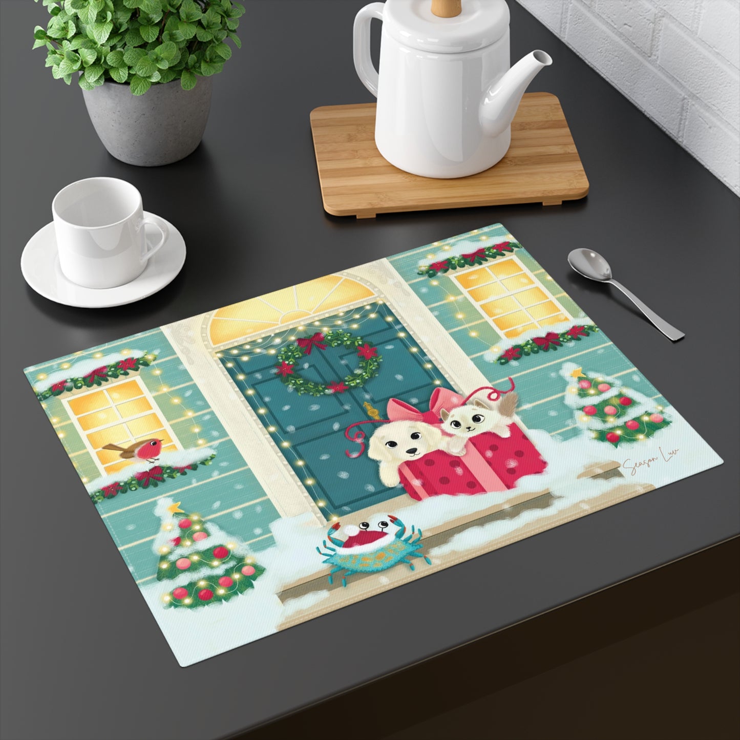 Annapolitan holidays Placemat, 1pc