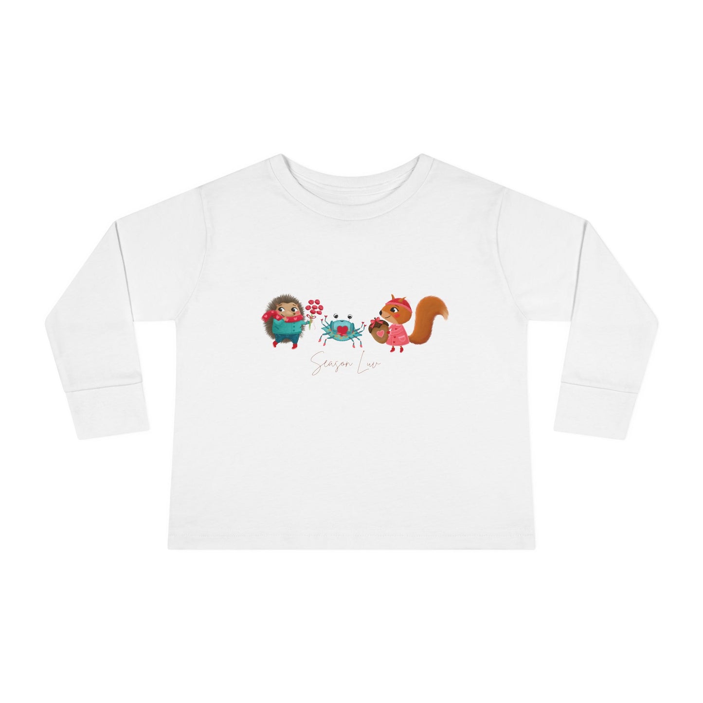 Team Love Toddler Long Sleeve Tee