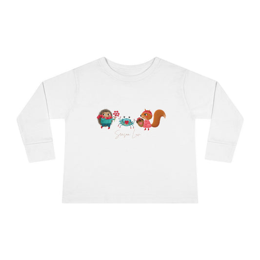 Team Love Toddler Long Sleeve Tee