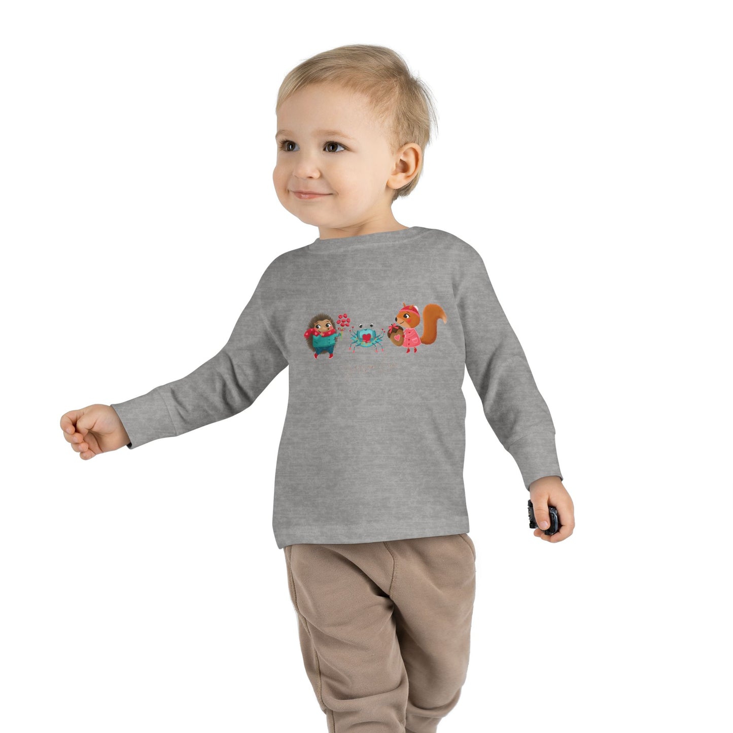 Team Love Toddler Long Sleeve Tee