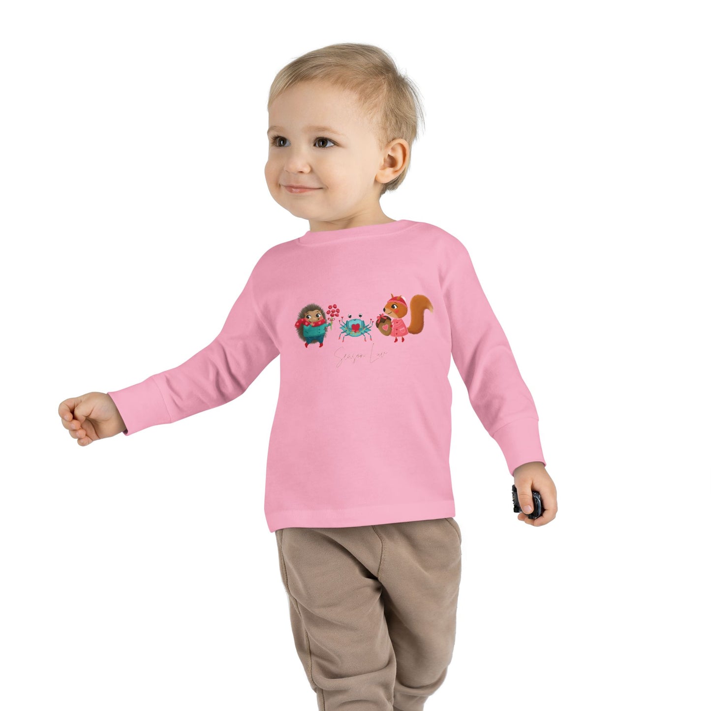 Team Love Toddler Long Sleeve Tee