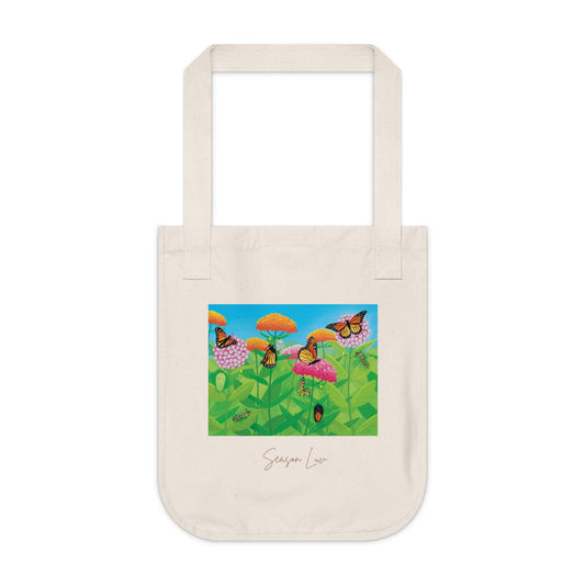 Wonderful Monarchs Organic Canvas Tote Bag