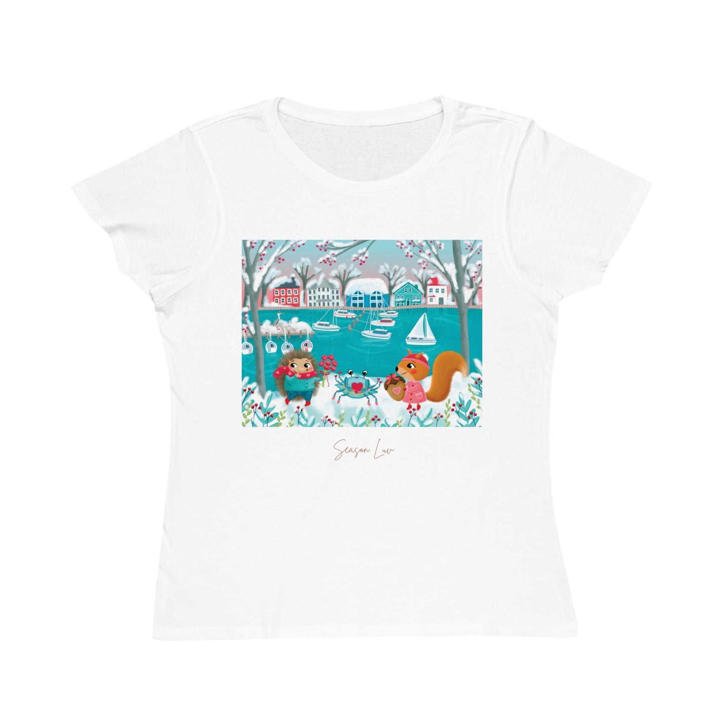 Love by the Creek Women Organic Cotton Double-sided Classic T-Shirt