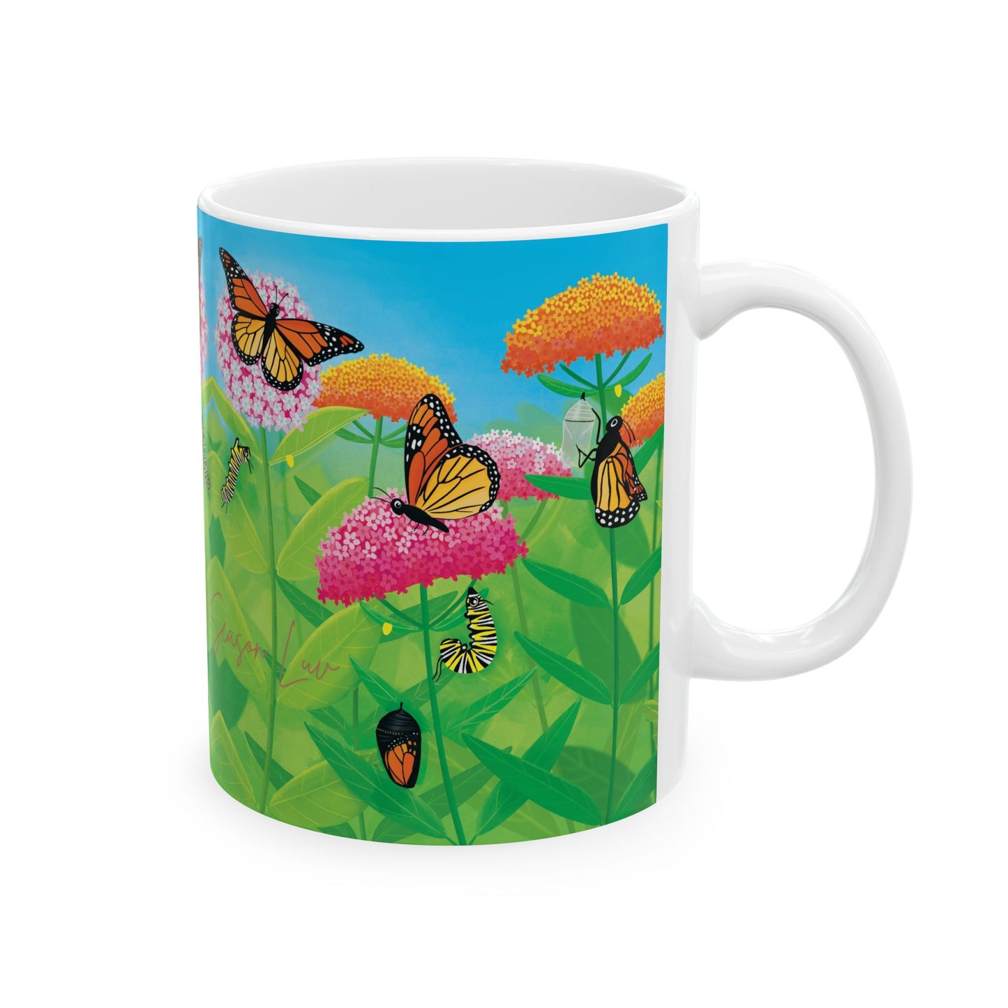 Wonderful Monarchs Ceramic Mug 11oz