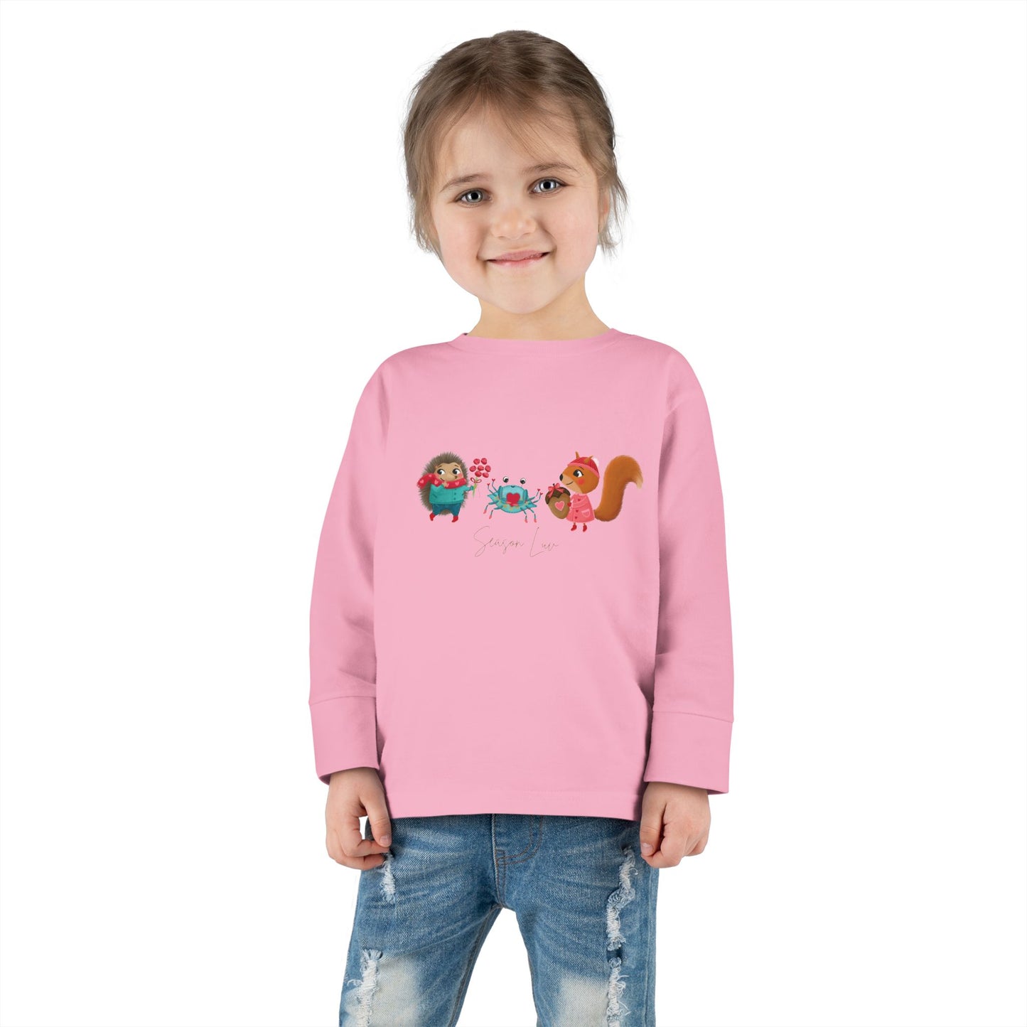 Team Love Toddler Long Sleeve Tee