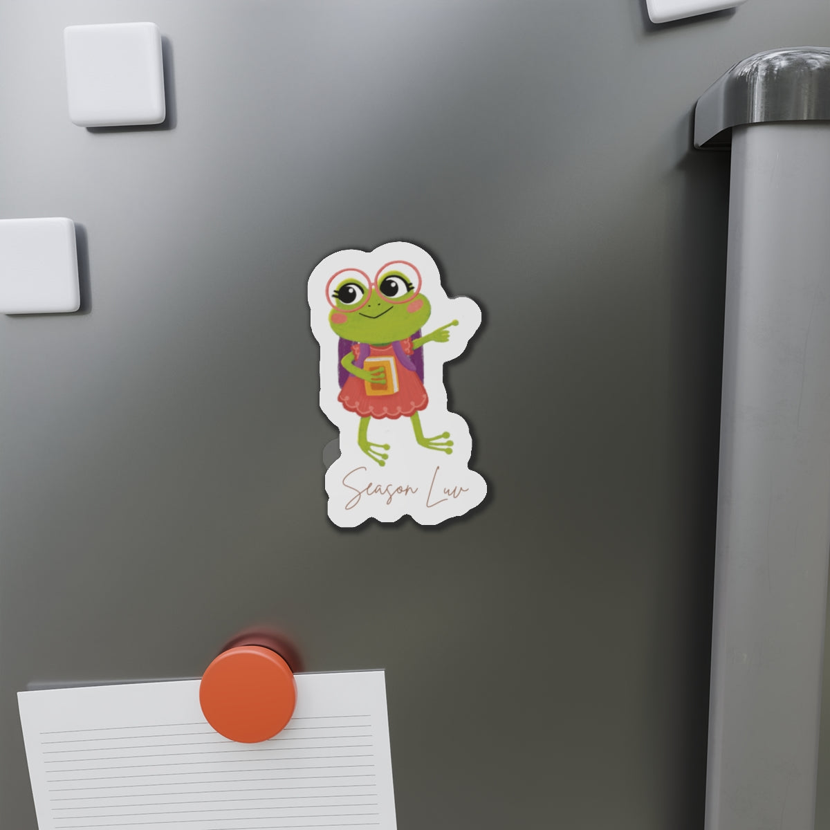 Froggy die-cut magnet