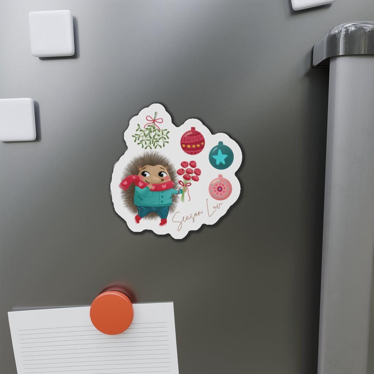 Holiday Hedgehog magnet