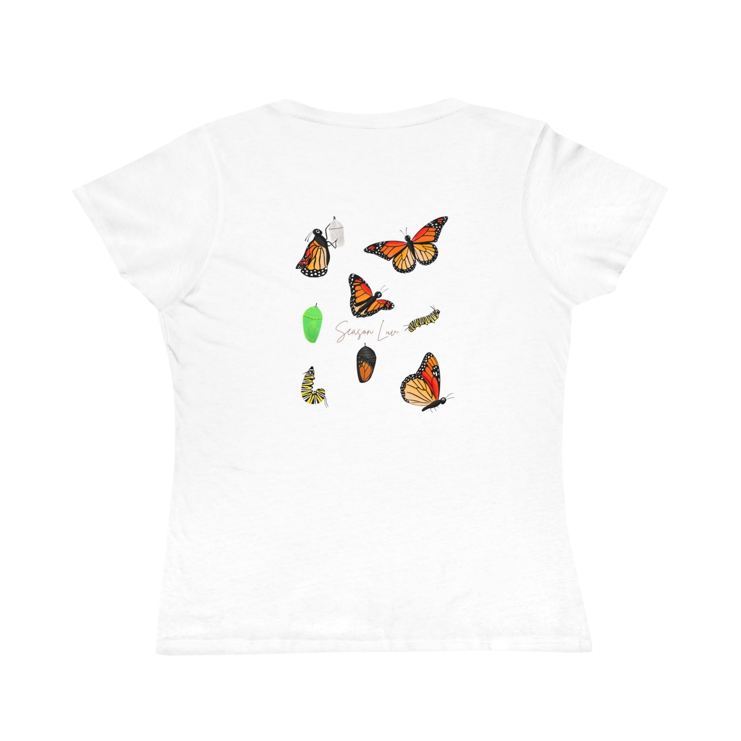 Wonderful Monarchs Women Organic Cotton Double-sided Classic T-Shirt