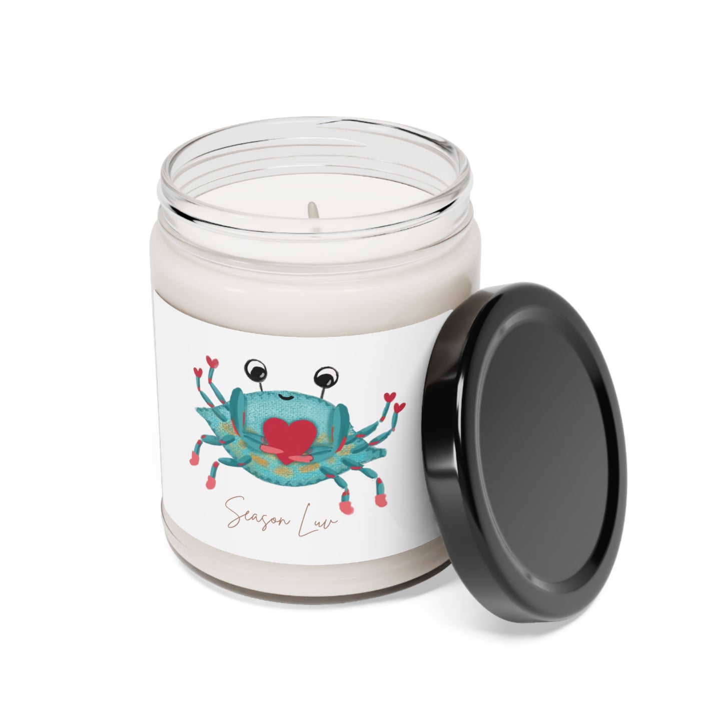 Blue Crab in Love Scented Soy Candle, 9oz