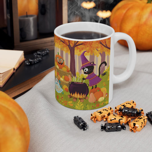 Halloween Buddies Ceramic Mug, (11oz)