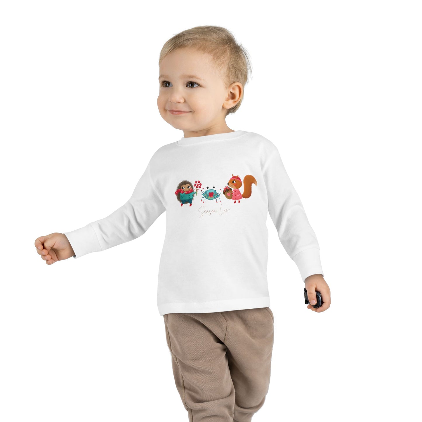 Team Love Toddler Long Sleeve Tee