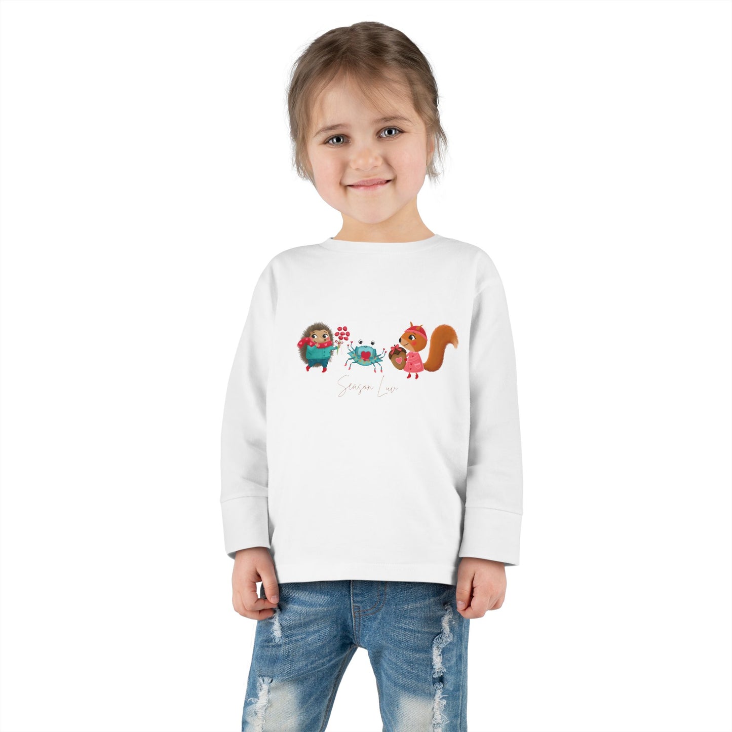 Team Love Toddler Long Sleeve Tee