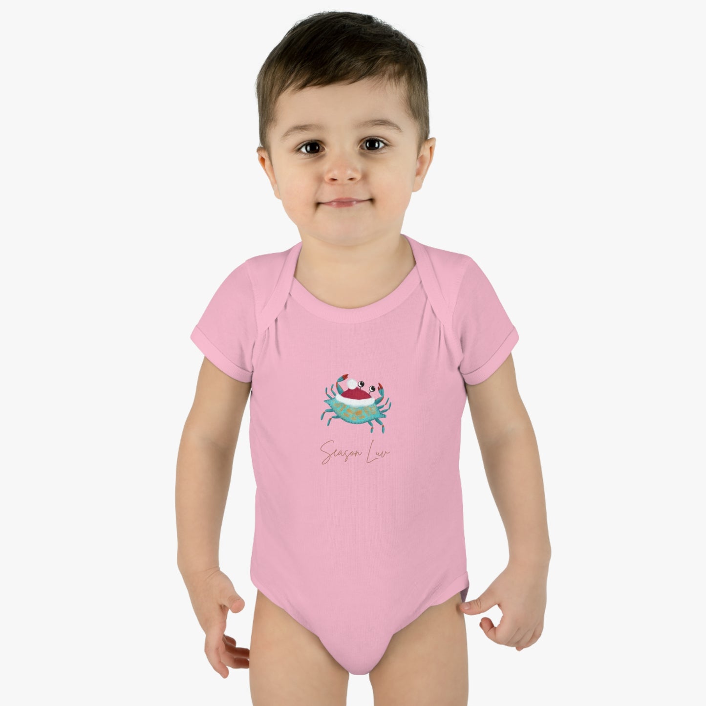 Holiday Blue Crab Bodysuit