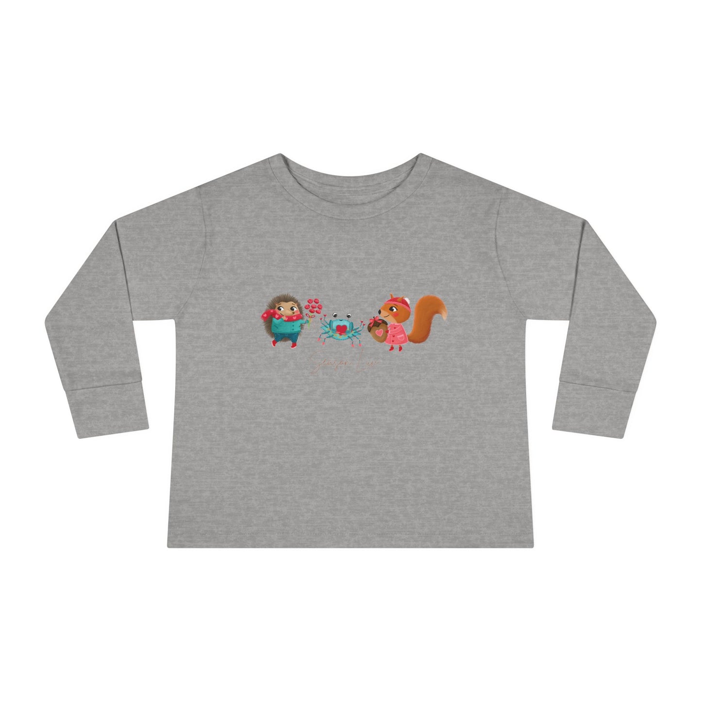 Team Love Toddler Long Sleeve Tee