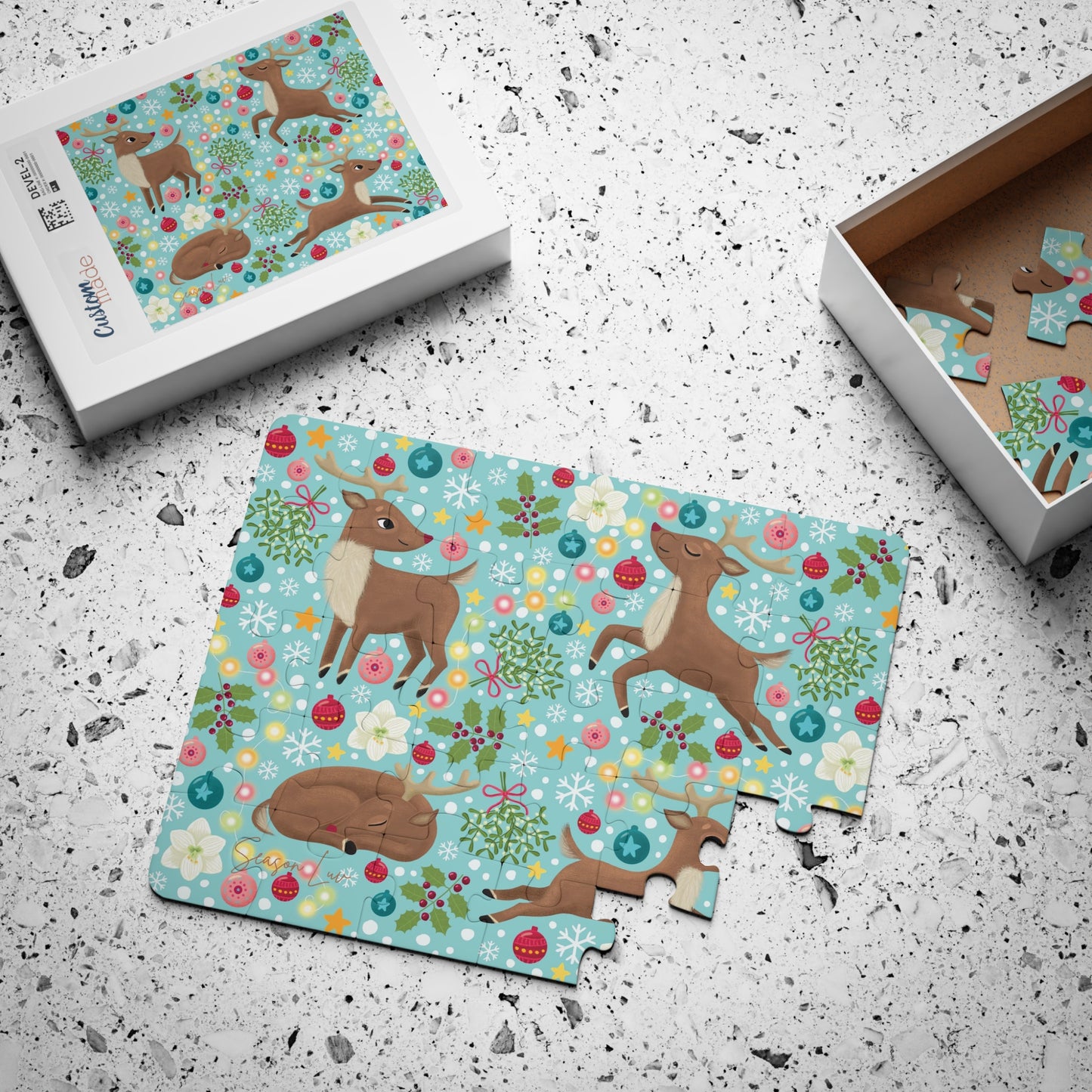 Holiday Reindeers Kids' Puzzle, 30-Piece