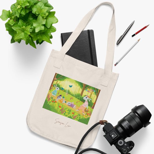 Spring in the Forest Organic Canvas Tote Bag